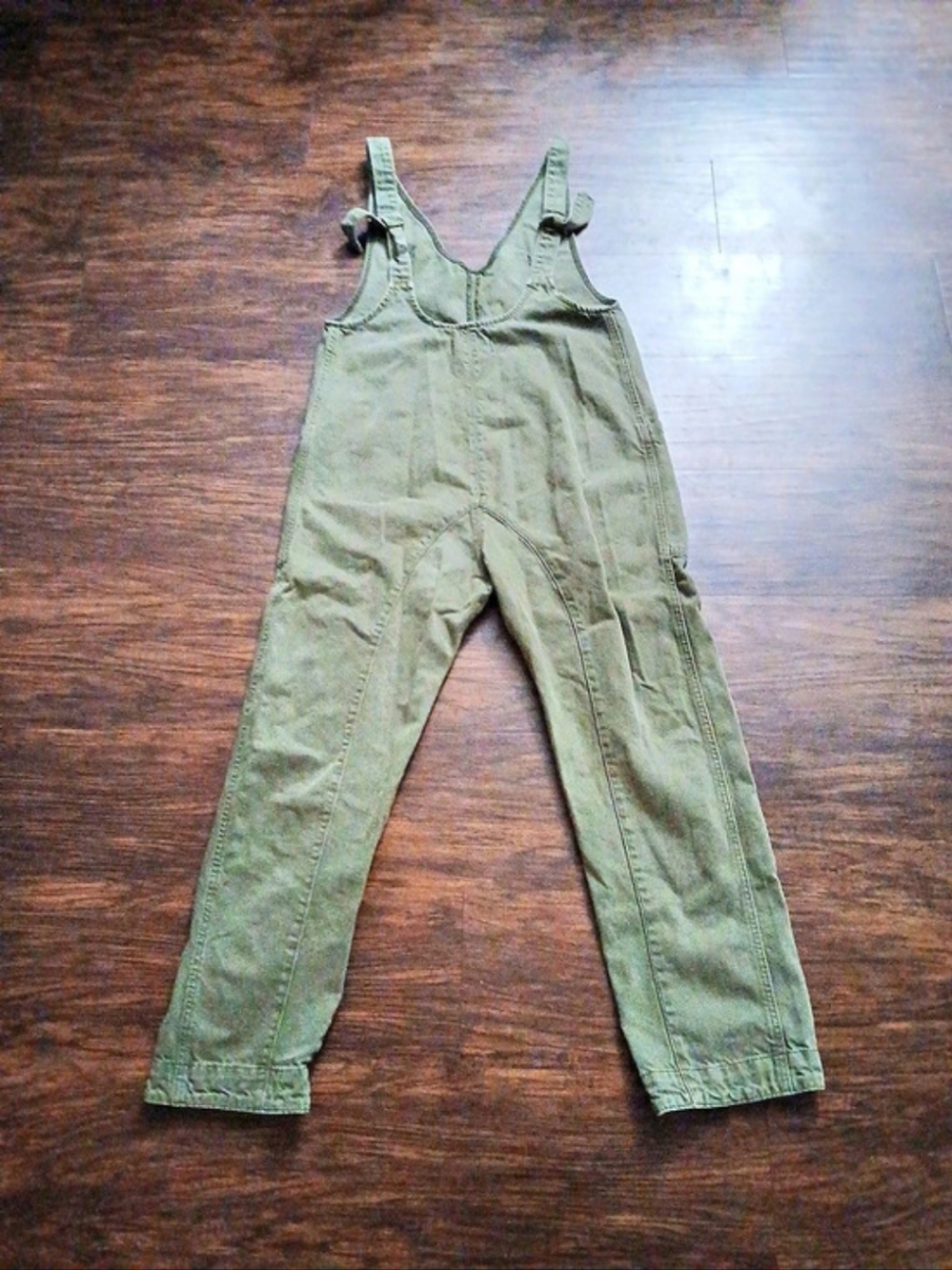 WE THE FREE Green Cotton Overalls Size XS